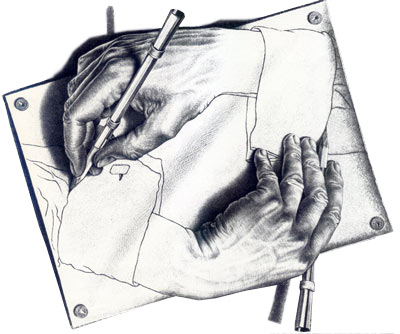 Maurits Cornelis Escher - drawing-hands